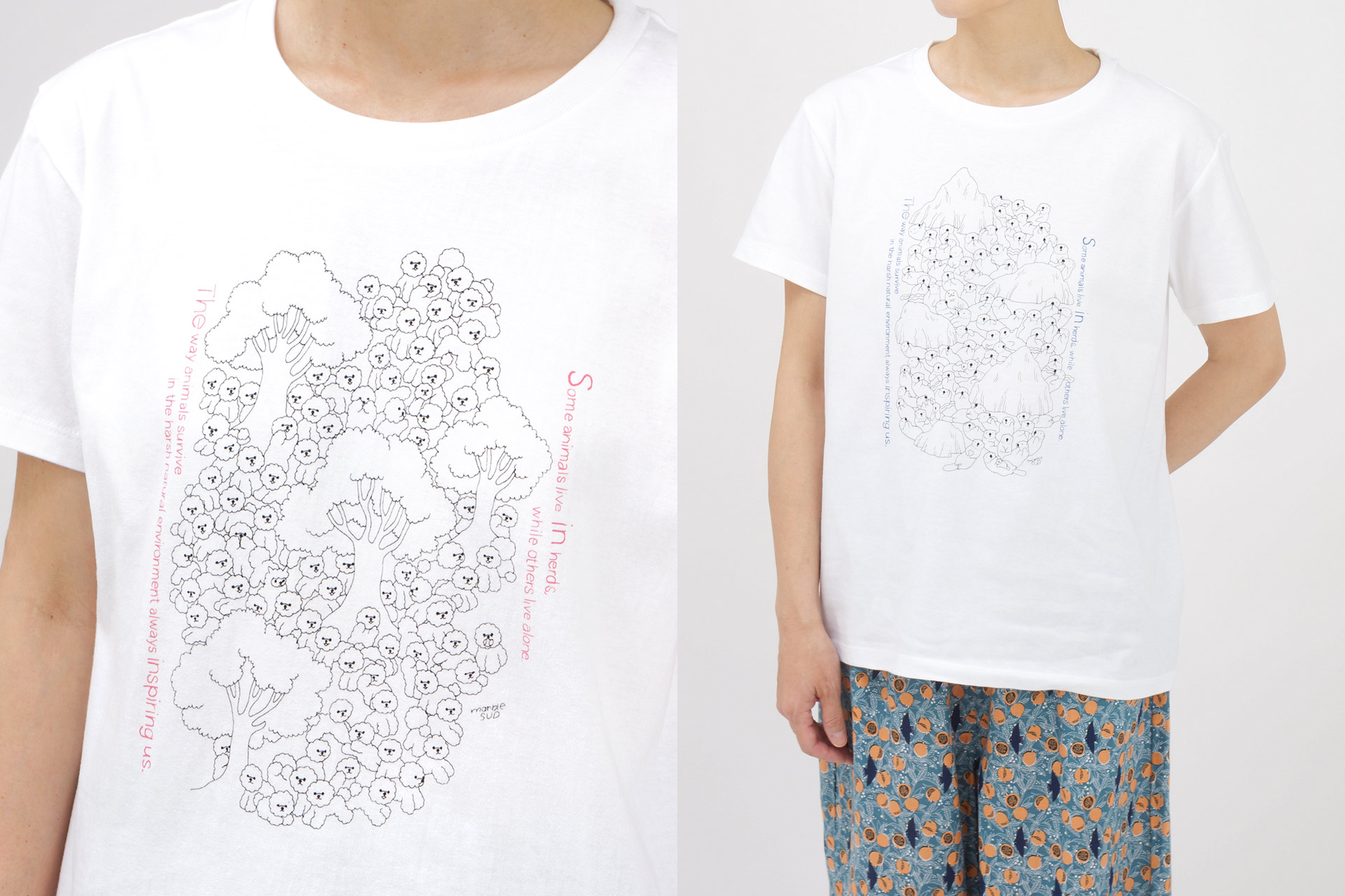 インド綿”dia flower”とTシャツ3型が新入荷！ | marble SUD マーブル